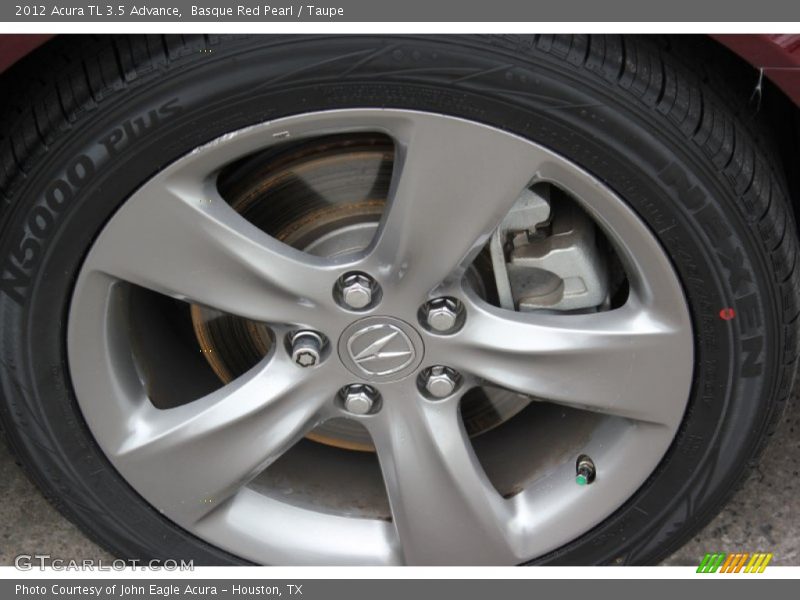 Basque Red Pearl / Taupe 2012 Acura TL 3.5 Advance