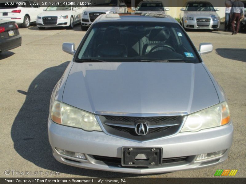 Satin Silver Metallic / Ebony 2003 Acura TL 3.2