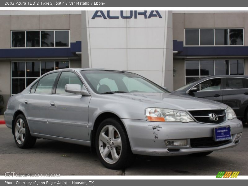 Satin Silver Metallic / Ebony 2003 Acura TL 3.2 Type S