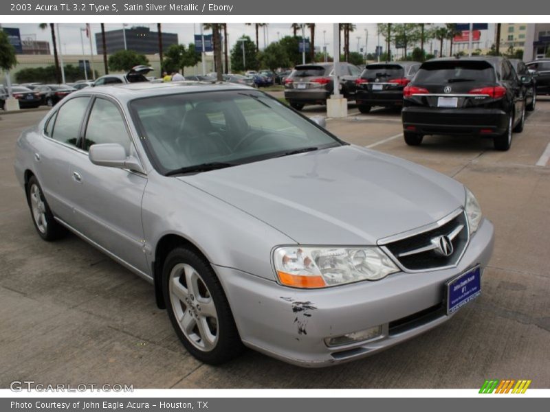 Satin Silver Metallic / Ebony 2003 Acura TL 3.2 Type S