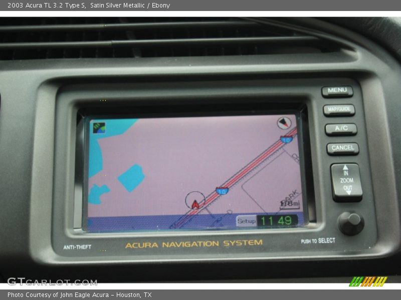 Satin Silver Metallic / Ebony 2003 Acura TL 3.2 Type S
