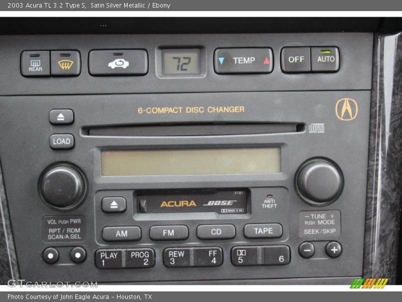 Satin Silver Metallic / Ebony 2003 Acura TL 3.2 Type S