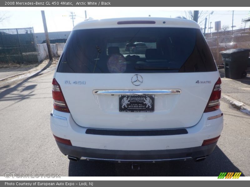 Arctic White / Black 2008 Mercedes-Benz GL 450 4Matic