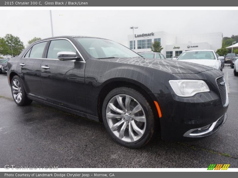 Gloss Black / Black/Linen 2015 Chrysler 300 C