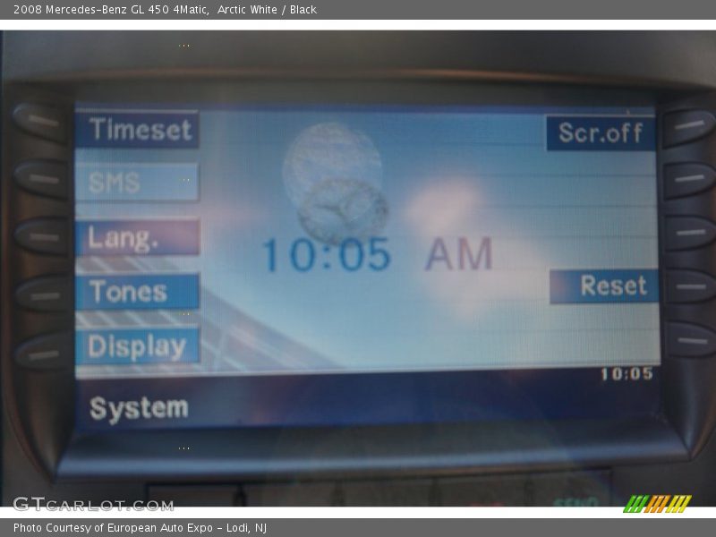 Arctic White / Black 2008 Mercedes-Benz GL 450 4Matic