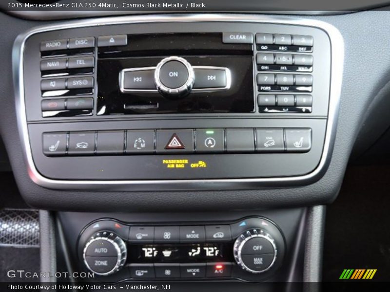 Controls of 2015 GLA 250 4Matic