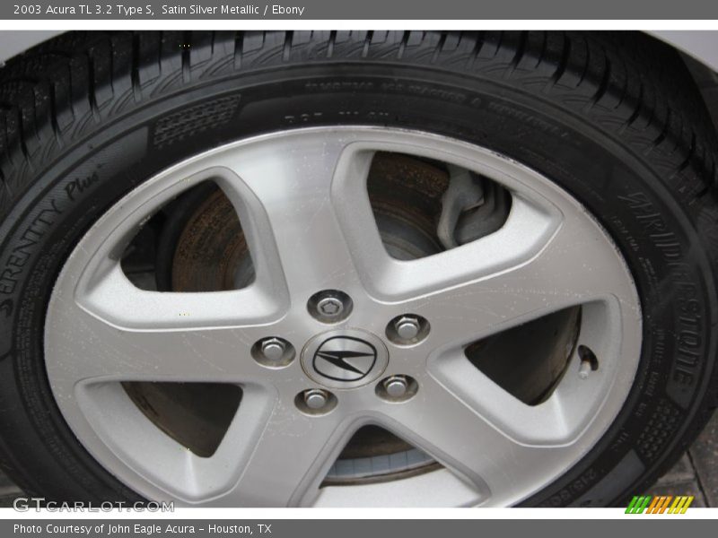 Satin Silver Metallic / Ebony 2003 Acura TL 3.2 Type S