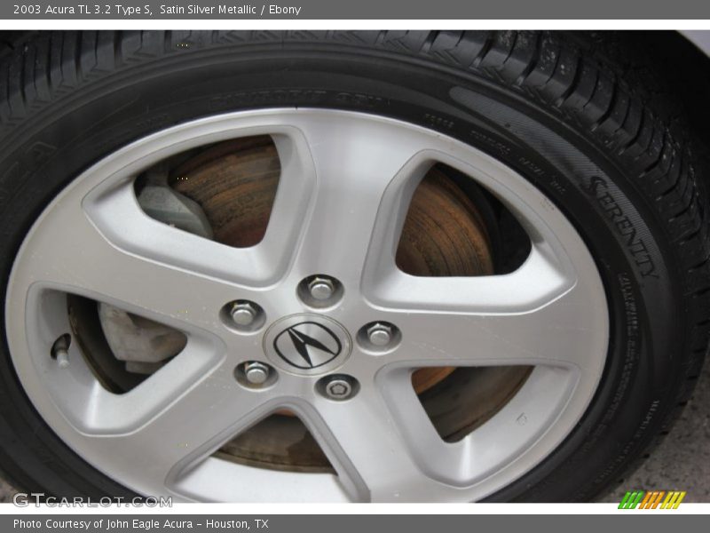 Satin Silver Metallic / Ebony 2003 Acura TL 3.2 Type S