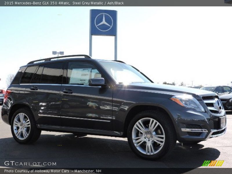 Steel Grey Metallic / Ash/Black 2015 Mercedes-Benz GLK 350 4Matic
