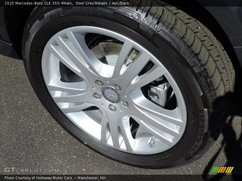 Steel Grey Metallic / Ash/Black 2015 Mercedes-Benz GLK 350 4Matic