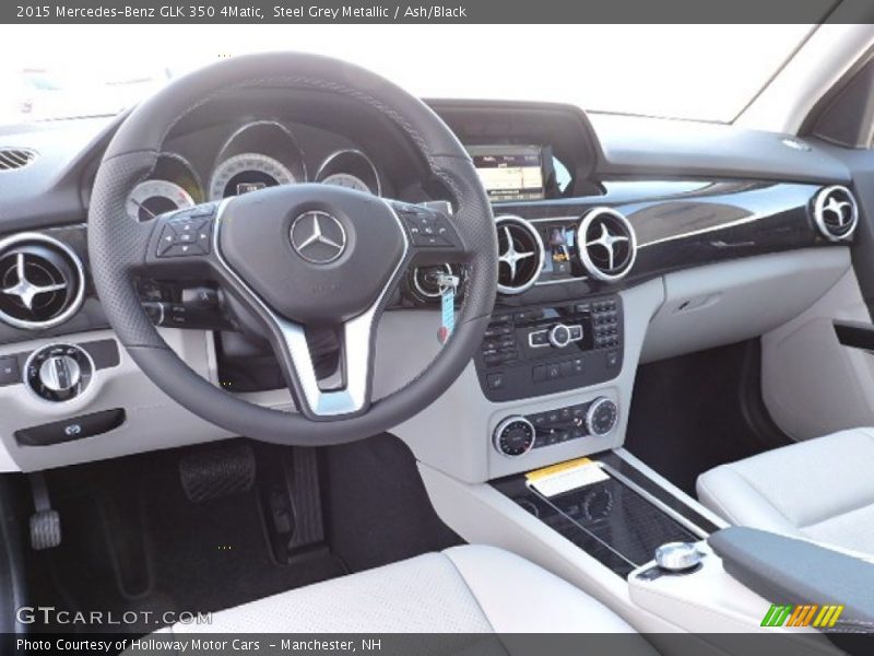 Steel Grey Metallic / Ash/Black 2015 Mercedes-Benz GLK 350 4Matic