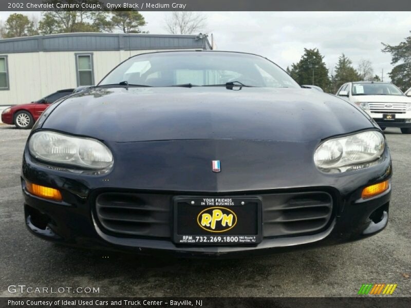Onyx Black / Medium Gray 2002 Chevrolet Camaro Coupe