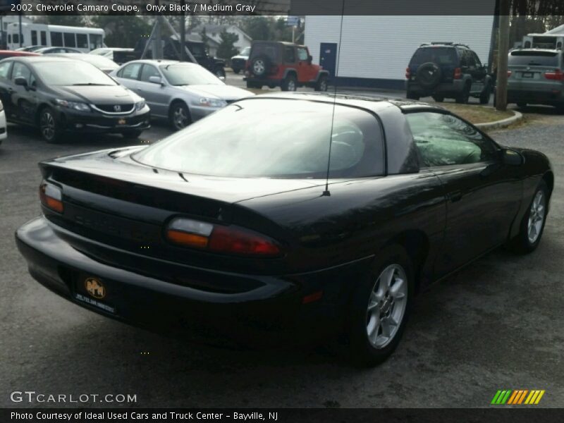 Onyx Black / Medium Gray 2002 Chevrolet Camaro Coupe
