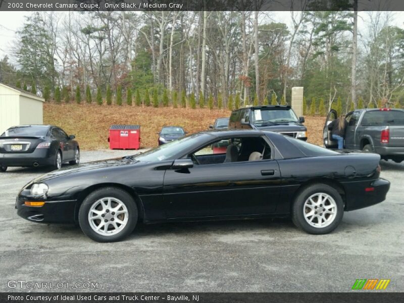 Onyx Black / Medium Gray 2002 Chevrolet Camaro Coupe