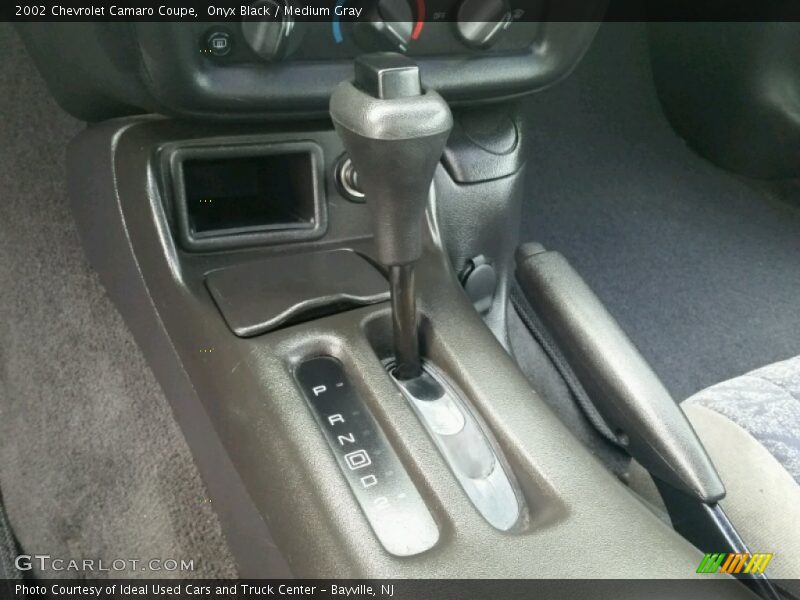 Onyx Black / Medium Gray 2002 Chevrolet Camaro Coupe