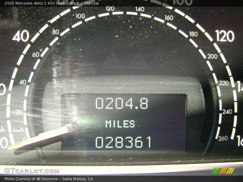 Black / Charcoal 2005 Mercedes-Benz S 430 Sedan