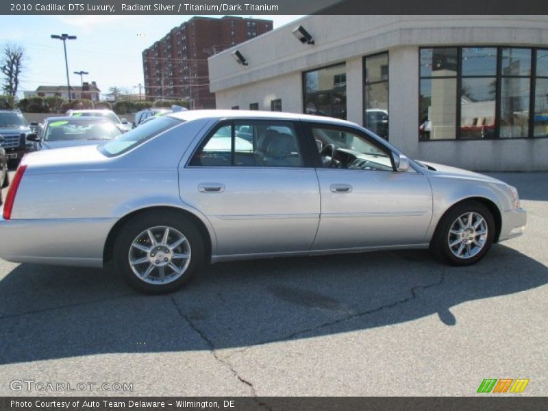 Radiant Silver / Titanium/Dark Titanium 2010 Cadillac DTS Luxury