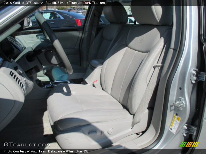Radiant Silver / Titanium/Dark Titanium 2010 Cadillac DTS Luxury