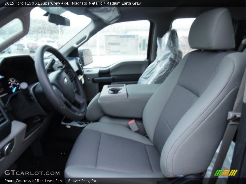 Front Seat of 2015 F150 XL SuperCrew 4x4