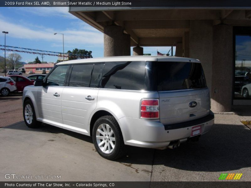 Brilliant Silver Metallic / Medium Light Stone 2009 Ford Flex SEL AWD
