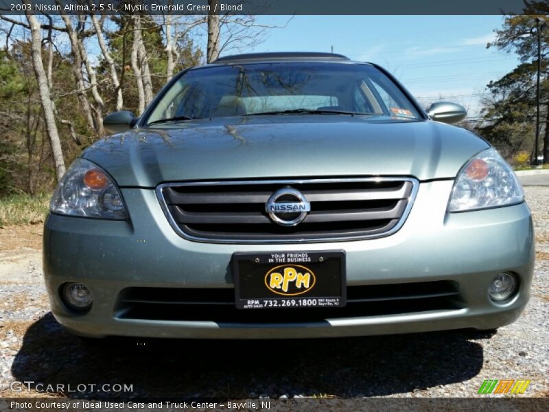 Mystic Emerald Green / Blond 2003 Nissan Altima 2.5 SL