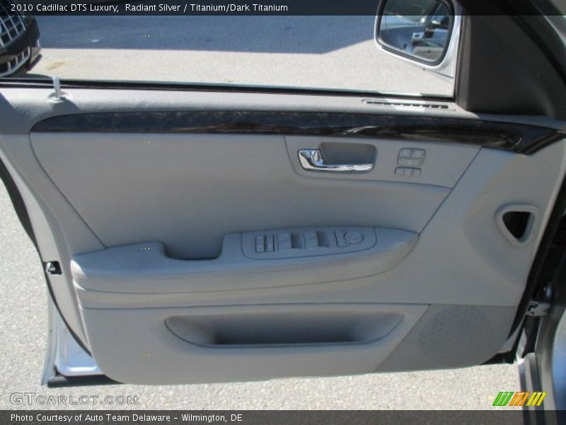 Radiant Silver / Titanium/Dark Titanium 2010 Cadillac DTS Luxury