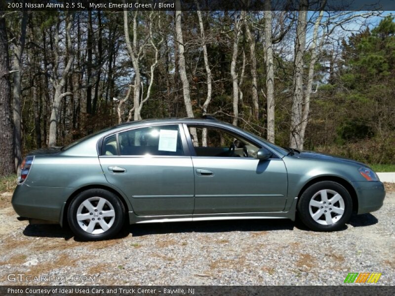 Mystic Emerald Green / Blond 2003 Nissan Altima 2.5 SL