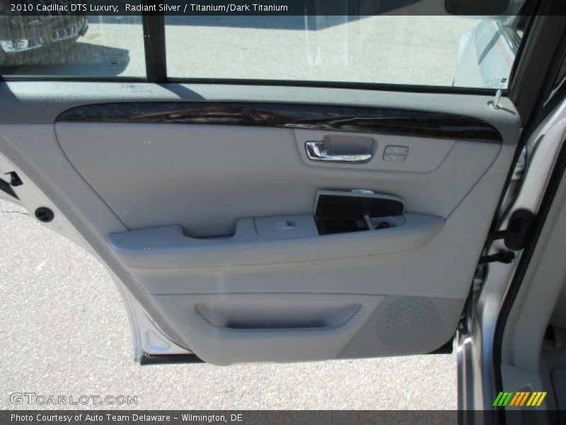 Radiant Silver / Titanium/Dark Titanium 2010 Cadillac DTS Luxury