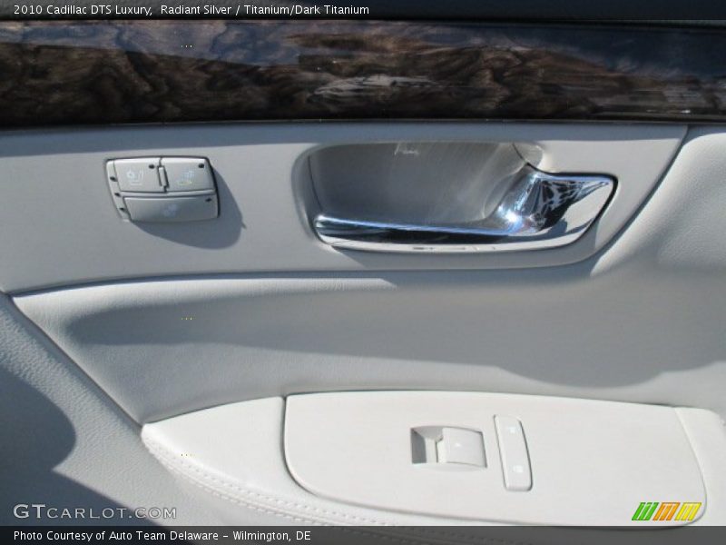 Radiant Silver / Titanium/Dark Titanium 2010 Cadillac DTS Luxury