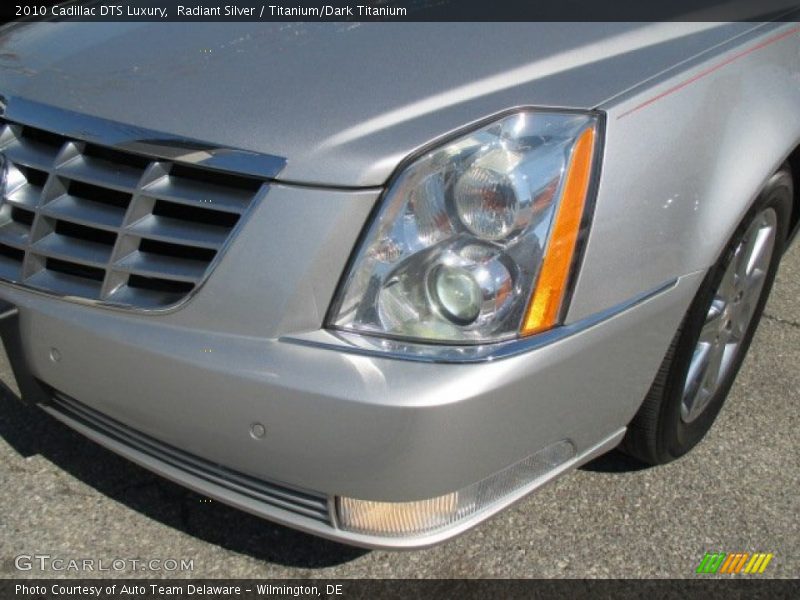 Radiant Silver / Titanium/Dark Titanium 2010 Cadillac DTS Luxury