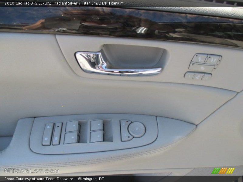 Radiant Silver / Titanium/Dark Titanium 2010 Cadillac DTS Luxury