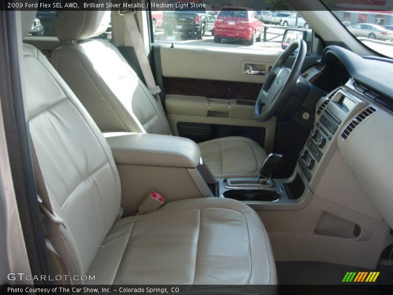 Brilliant Silver Metallic / Medium Light Stone 2009 Ford Flex SEL AWD