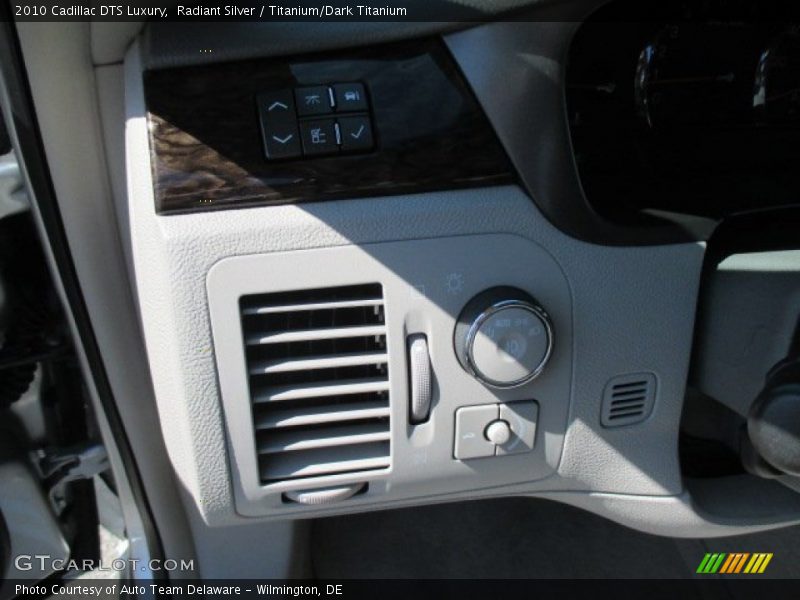 Radiant Silver / Titanium/Dark Titanium 2010 Cadillac DTS Luxury