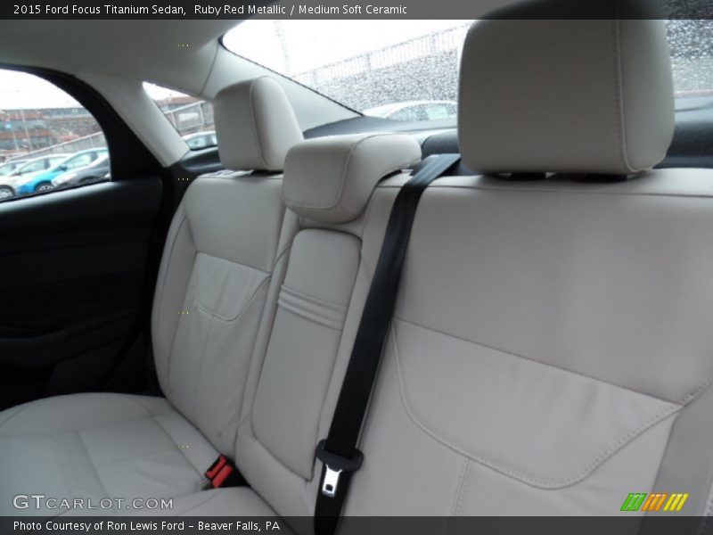 Rear Seat of 2015 Focus Titanium Sedan