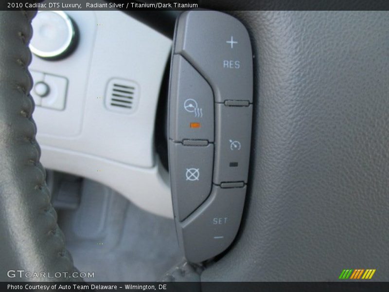 Radiant Silver / Titanium/Dark Titanium 2010 Cadillac DTS Luxury