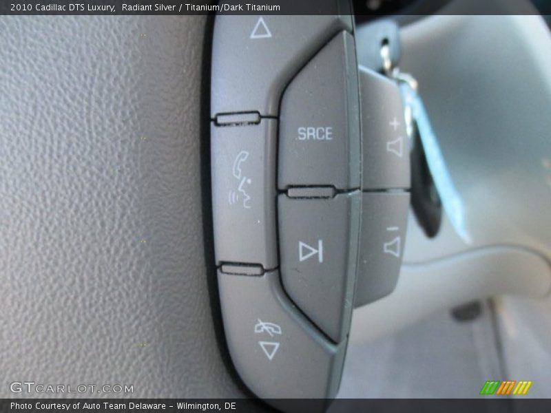 Radiant Silver / Titanium/Dark Titanium 2010 Cadillac DTS Luxury