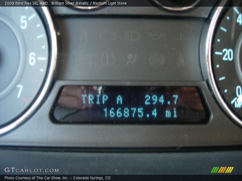 Brilliant Silver Metallic / Medium Light Stone 2009 Ford Flex SEL AWD