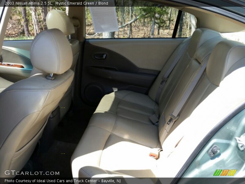 Mystic Emerald Green / Blond 2003 Nissan Altima 2.5 SL