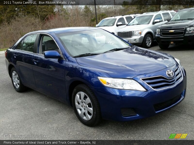 Blue Ribbon Metallic / Ash 2011 Toyota Camry LE