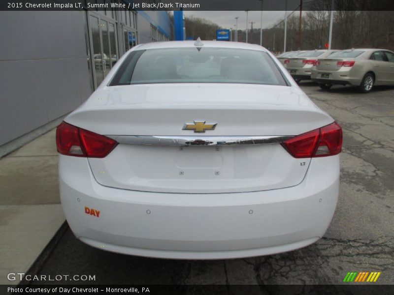 Summit White / Jet Black/Dark Titanium 2015 Chevrolet Impala LT