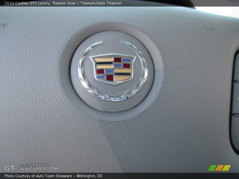 Radiant Silver / Titanium/Dark Titanium 2010 Cadillac DTS Luxury