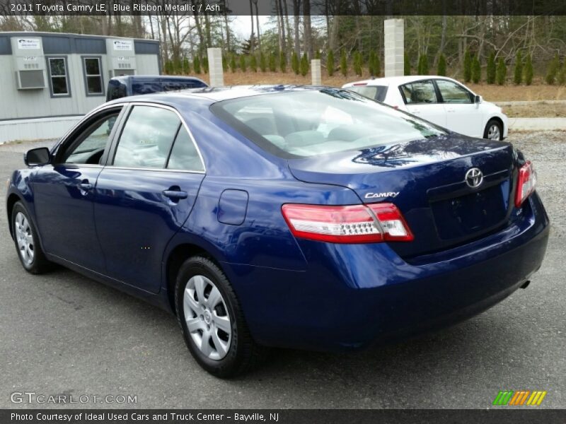 Blue Ribbon Metallic / Ash 2011 Toyota Camry LE