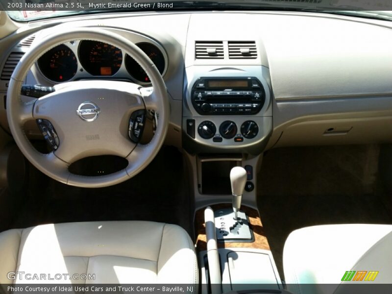 Mystic Emerald Green / Blond 2003 Nissan Altima 2.5 SL