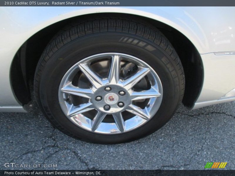 Radiant Silver / Titanium/Dark Titanium 2010 Cadillac DTS Luxury