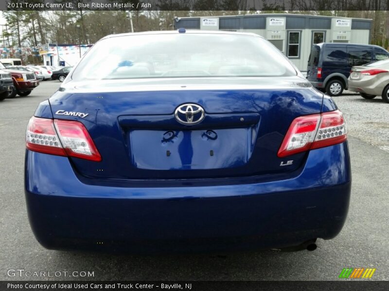 Blue Ribbon Metallic / Ash 2011 Toyota Camry LE