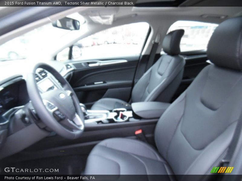 Front Seat of 2015 Fusion Titanium AWD