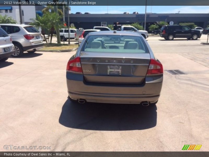 Oyster Grey Metallic / Sandstone Beige 2012 Volvo S80 3.2