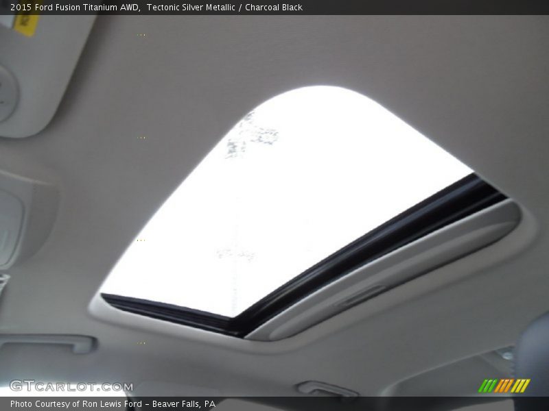 Sunroof of 2015 Fusion Titanium AWD
