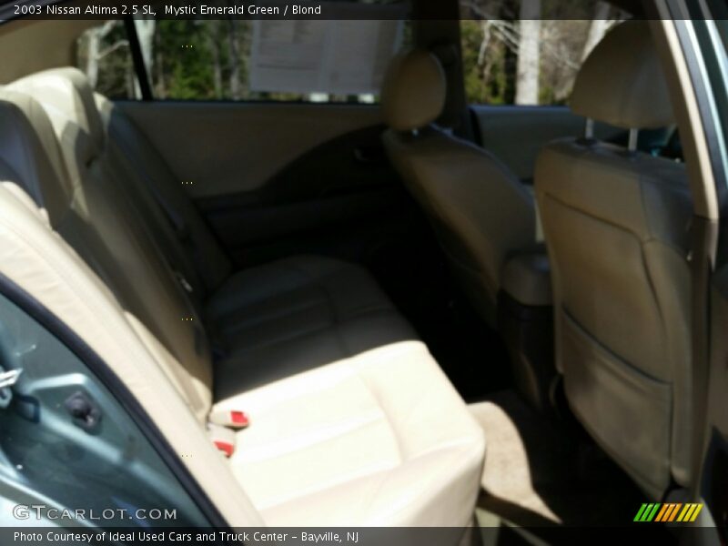 Mystic Emerald Green / Blond 2003 Nissan Altima 2.5 SL