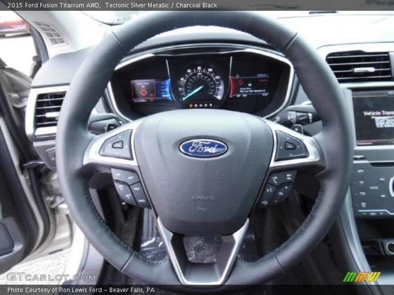  2015 Fusion Titanium AWD Steering Wheel